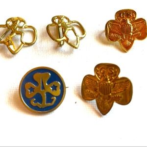 Vintage Girl Scout Pins